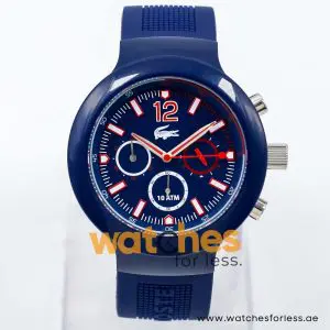 Lacoste Kid’s Quartz Navy Blue Silicone Strap Navy Blue Dial 44mm Watch 2010703 UAE DUBAI AJMAN SHARJAH ABU DHABI RAS AL KHAIMA UMM UL QUWAIN ALAIN FUJAIRAH