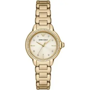 Emporio Armani Women’s Quartz Gold Stainless Steel Cream Dial 32mm Watch AR11609 UAE DUBAI AJMAN SHARJAH ABU DHABI RAS AL KHAIMA UMM UL QUWAIN ALAIN FUJAIRAH