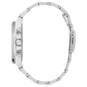 Guess Men’s Quartz Silver Stainless Steel Black Dial 44mm Watch GW0703G1 UAE DUBAI AJMAN SHARJAH ABU DHABI RAS AL KHAIMA UMM UL QUWAIN ALAIN FUJAIRAH