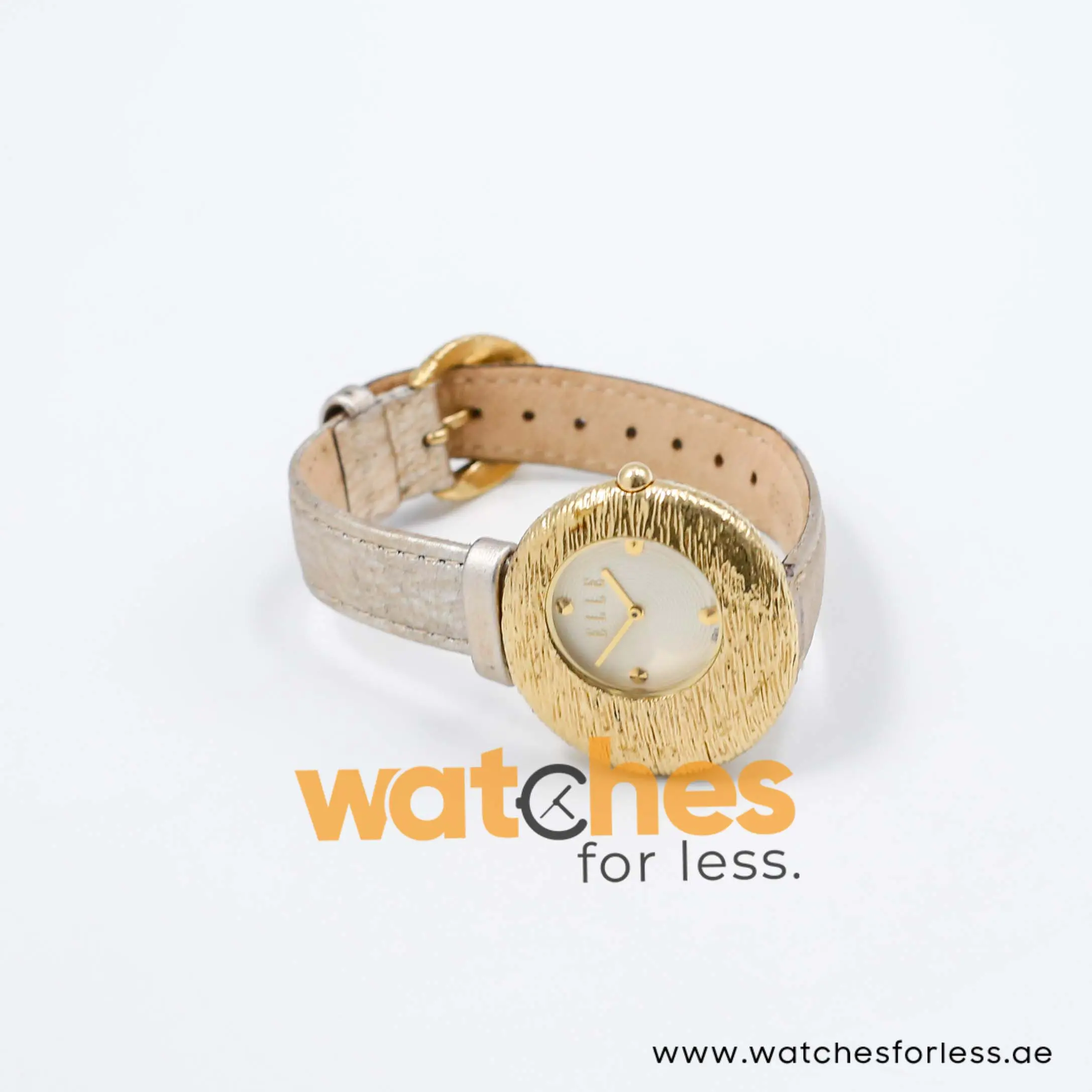 Elle Women’s Quartz Silver Leather Strap Off-White Dial 36mm Watch EL30042SO3k UAE DUBAI AJMAN SHARJAH ABU DHABI RAS AL KHAIMA UMM UL QUWAIN ALAIN FUJAIRAH