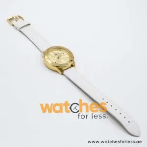 Tommy Hilfiger Women’s Quartz White Leather Strap Gold Dial 38mm Watch 1781431/2 UAE DUBAI AJMAN SHARJAH ABU DHABI RAS AL KHAIMA UMM UL QUWAIN ALAIN FUJAIRAH