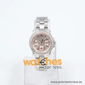 Juicy Couture Women’s Quartz Silver Stainless Steel Light Pink Dial 32mm Watch 1901104 UAE DUBAI AJMAN SHARJAH ABU DHABI RAS AL KHAIMA UMM UL QUWAIN ALAIN FUJAIRAH