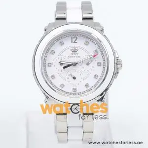 Juicy Couture Women’s Quartz Two Tone Stainless Steel White Dial 42mm Watch 1901130 UAE DUBAI AJMAN SHARJAH ABU DHABI RAS AL KHAIMA UMM UL QUWAIN ALAIN FUJAIRAH