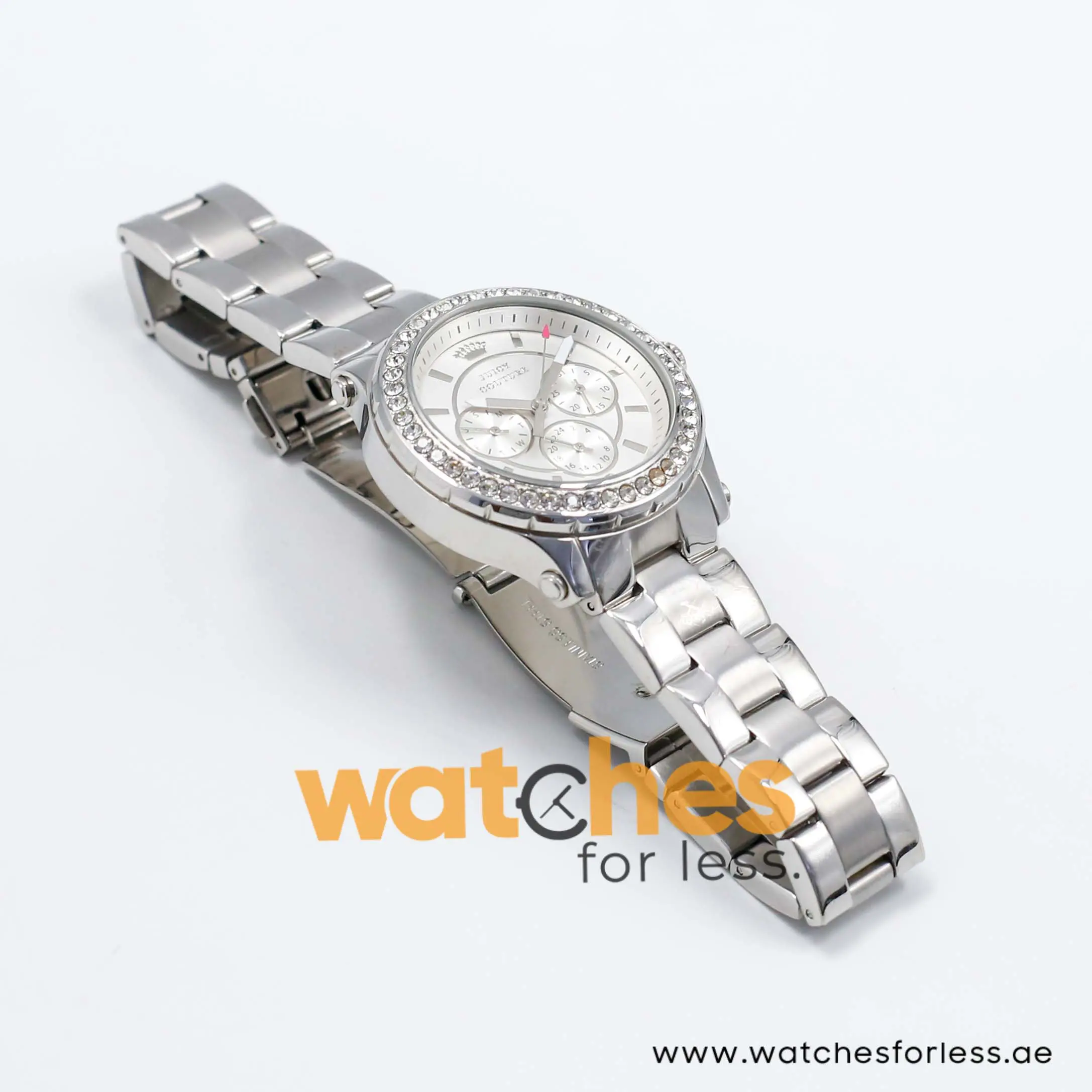 Juicy Couture Women’s Quartz Silver Stainless Steel Silver Dial 38mm Watch 1901048 UAE DUBAI AJMAN SHARJAH ABU DHABI RAS AL KHAIMA UMM UL QUWAIN ALAIN FUJAIRAH