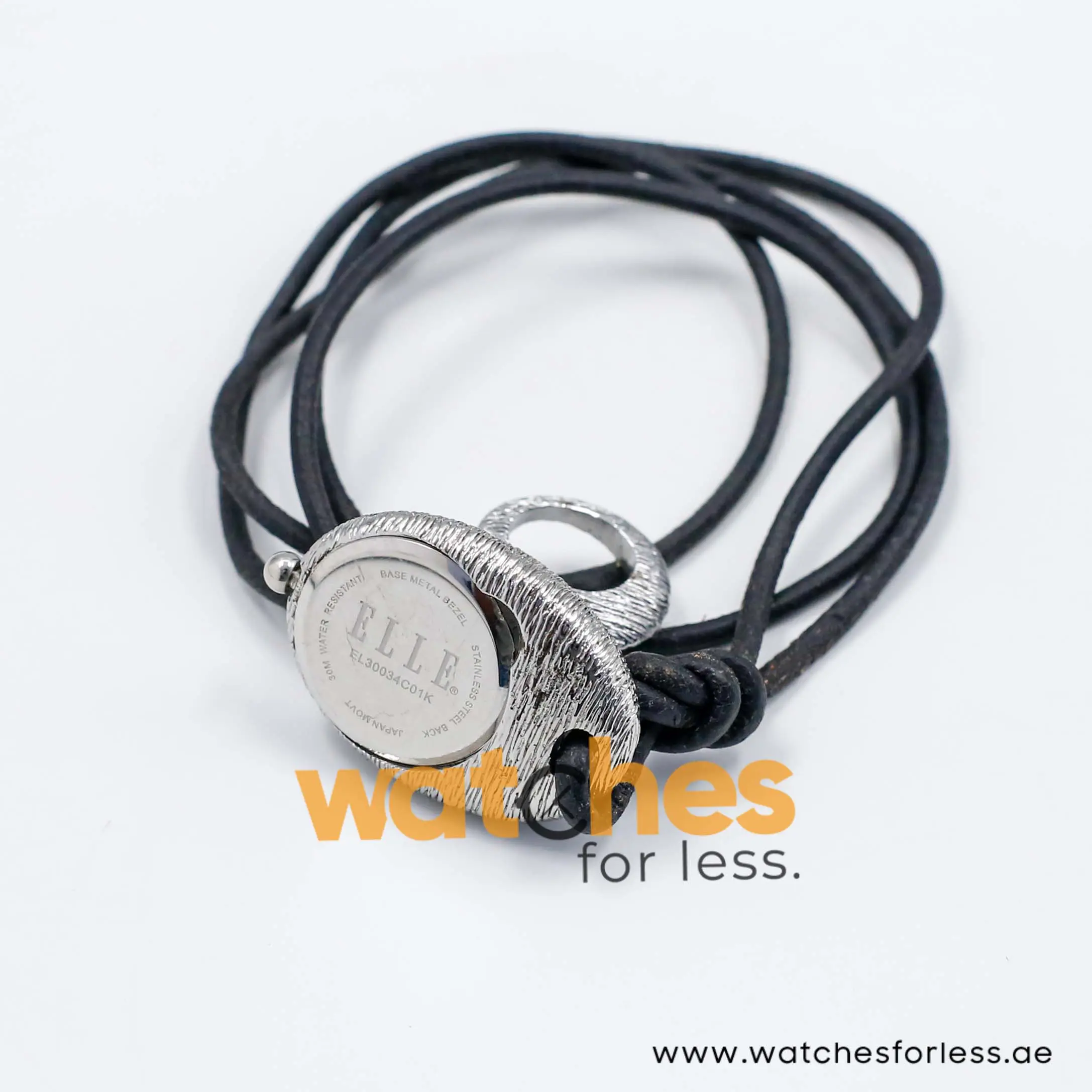 Elle Women’s Quartz Black String Off-White Dial 28mm Pocket Watch EL30034C02K UAE DUBAI AJMAN SHARJAH ABU DHABI RAS AL KHAIMA UMM UL QUWAIN ALAIN FUJAIRAH