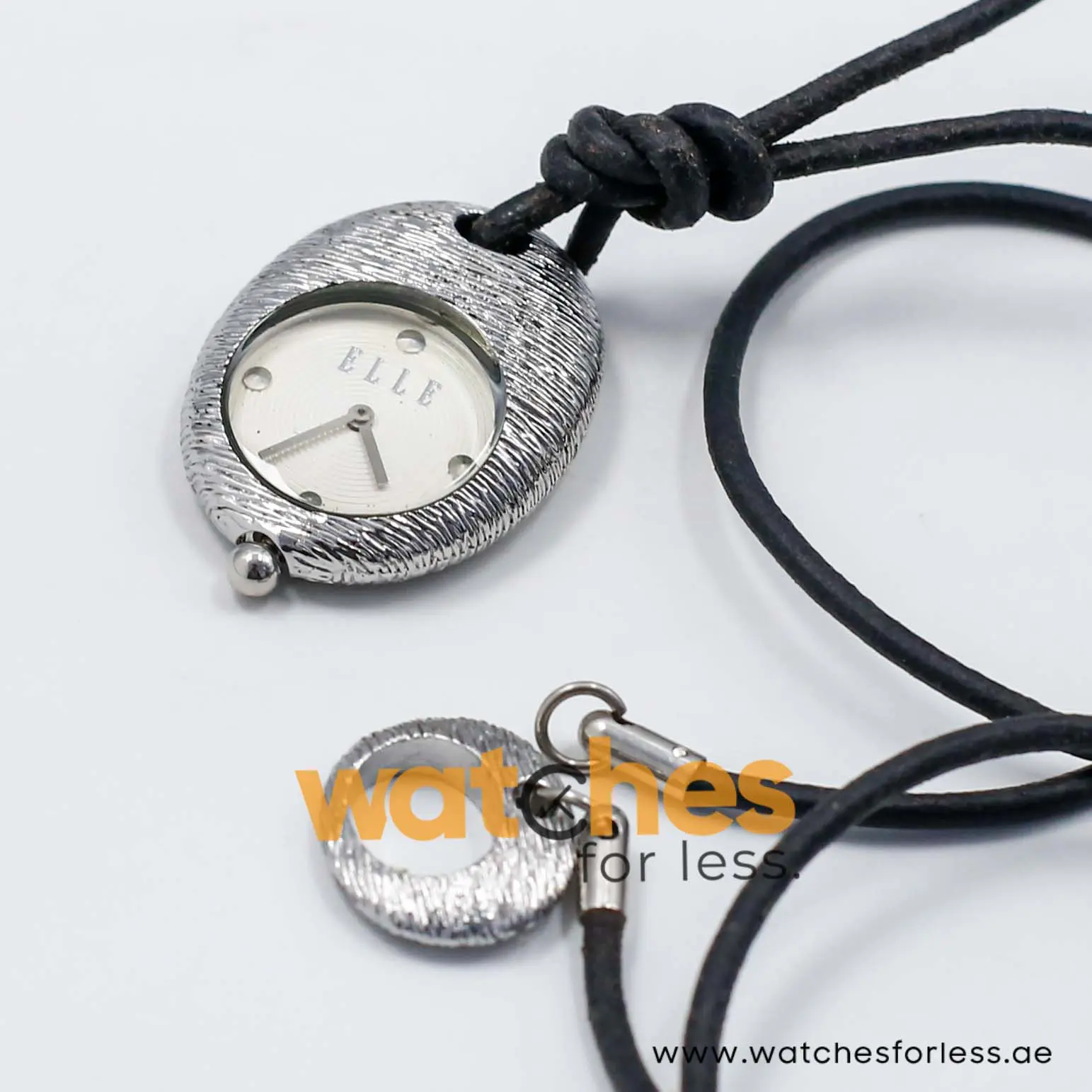 Elle Women’s Quartz Black String Off-White Dial 28mm Pocket Watch EL30034C02K UAE DUBAI AJMAN SHARJAH ABU DHABI RAS AL KHAIMA UMM UL QUWAIN ALAIN FUJAIRAH