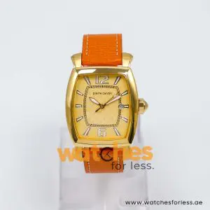 Pierre Cardin Men’s Quartz Orange Leather Strap Gold Dial 36mm Watch PC10028/G4 UAE DUBAI AJMAN SHARJAH ABU DHABI RAS AL KHAIMA UMM UL QUWAIN ALAIN FUJAIRAH