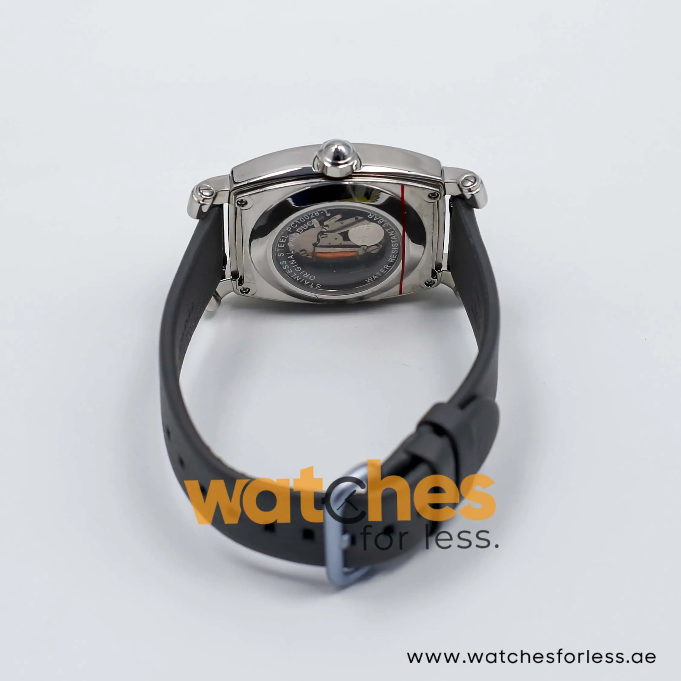 Pierre Cardin Men’s Quartz Grey Leather Strap White Dial 36mm Watch PC10028/W5 UAE DUBAI AJMAN SHARJAH ABU DHABI RAS AL KHAIMA UMM UL QUWAIN ALAIN FUJAIRAH