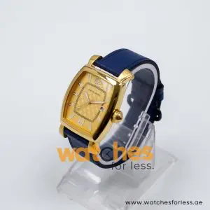 Pierre Cardin Men’s Quartz Dark Blue Leather Strap Gold Dial 36mm Watch PC10028/G8 UAE DUBAI AJMAN SHARJAH ABU DHABI RAS AL KHAIMA UMM UL QUWAIN ALAIN FUJAIRAH