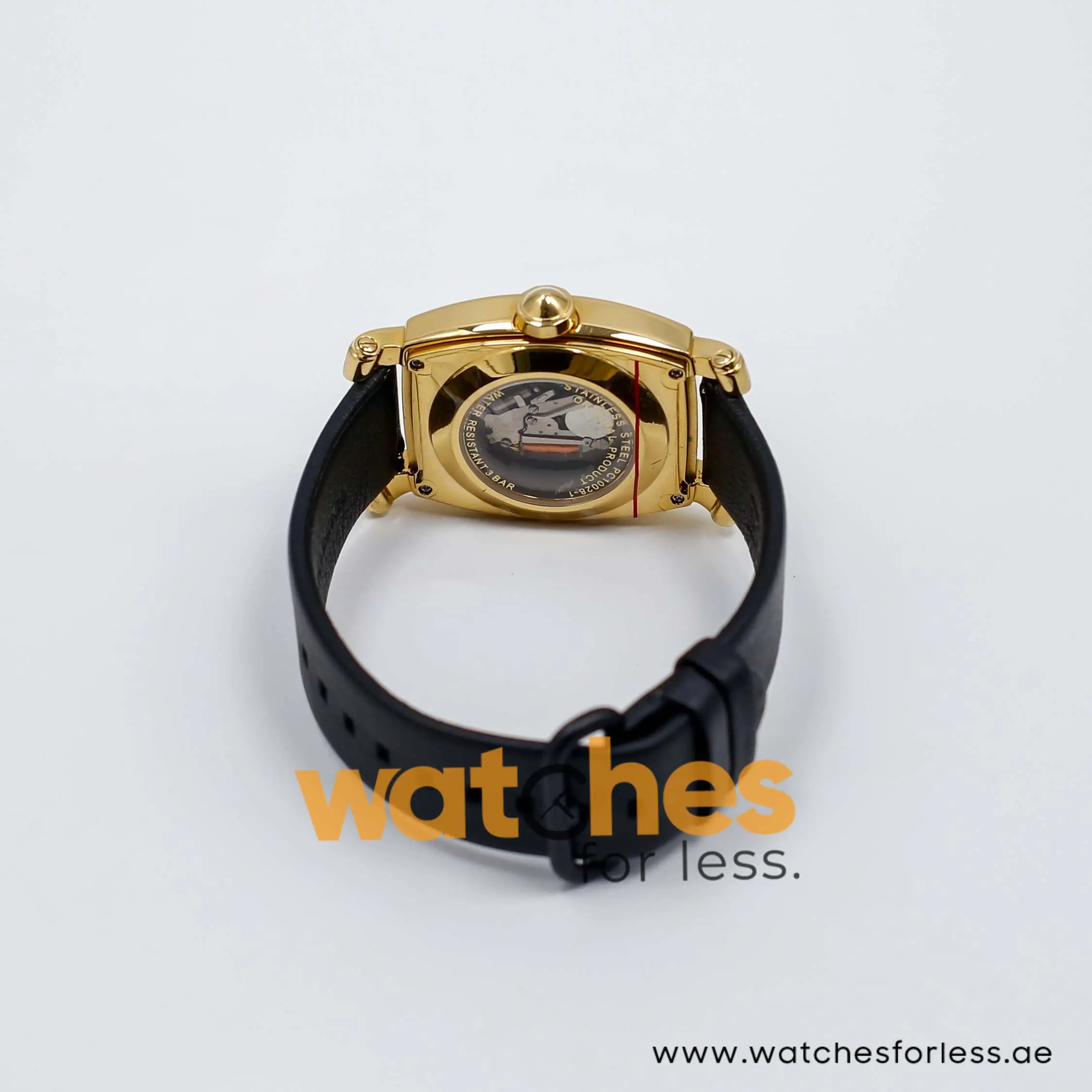Pierre Cardin Men’s Quartz Black Leather Strap Gold Dial 36mm Watch PC10028/G7 UAE DUBAI AJMAN SHARJAH ABU DHABI RAS AL KHAIMA UMM UL QUWAIN ALAIN FUJAIRAH