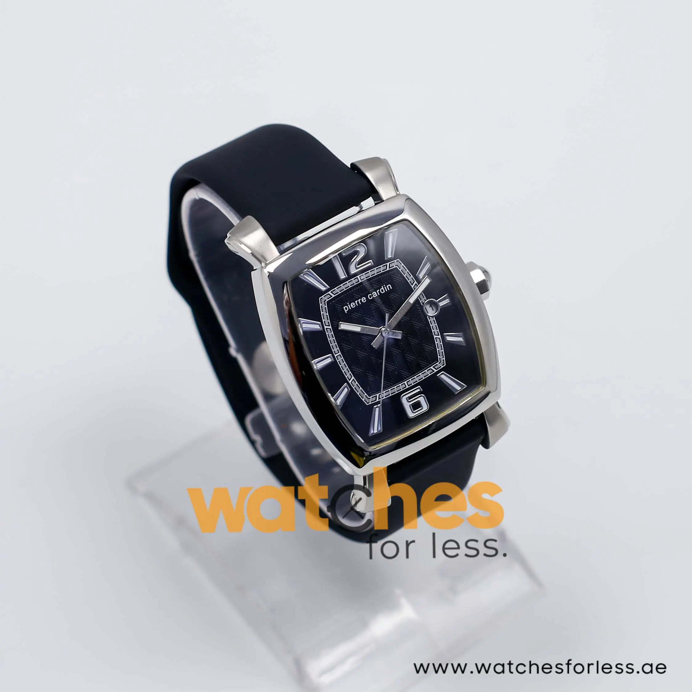 Pierre Cardin Men’s Quartz Black Silicone Strap Black Dial 36mm Watch PC10028/BB UAE DUBAI AJMAN SHARJAH ABU DHABI RAS AL KHAIMA UMM UL QUWAIN ALAIN FUJAIRAH