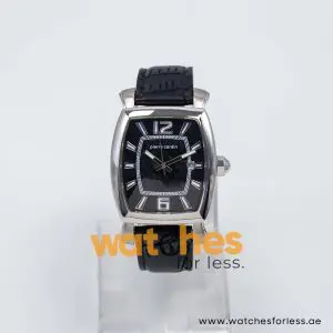 Pierre Cardin Men’s Quartz Black Leather Strap Black Dial 36mm Watch PC10028/B3 UAE DUBAI AJMAN SHARJAH ABU DHABI RAS AL KHAIMA UMM UL QUWAIN ALAIN FUJAIRAH