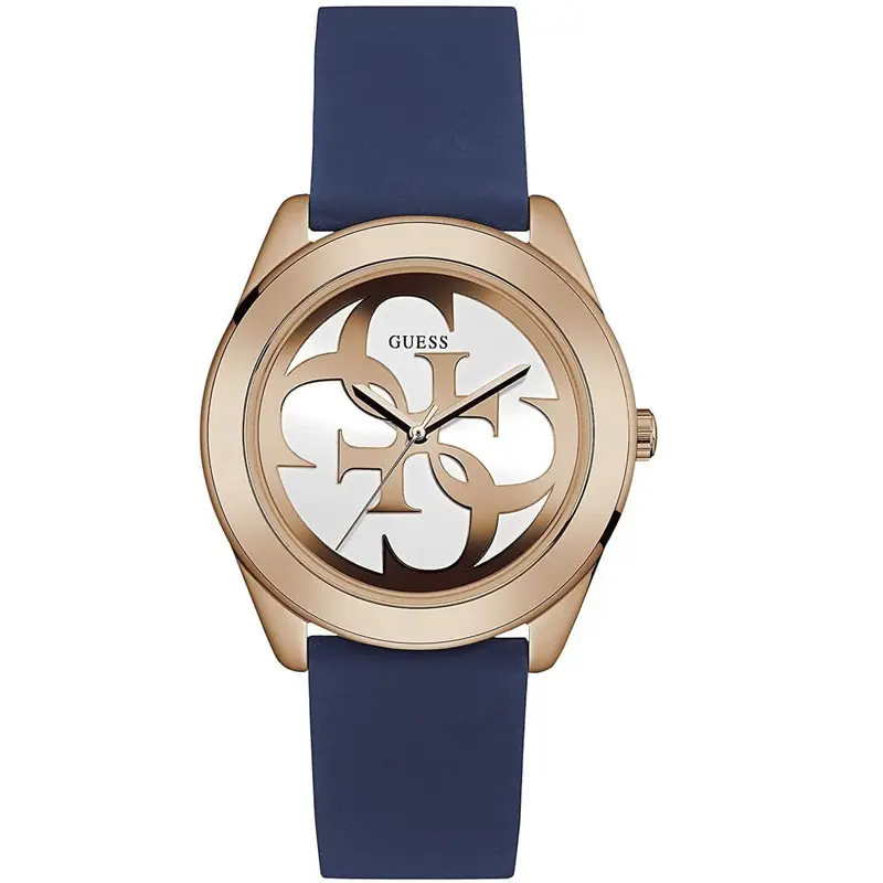 Guess Women’s Quartz Blue Silicone Strap White Dial 40mm Watch W0911L6 UAE DUBAI AJMAN SHARJAH ABU DHABI RAS AL KHAIMA UMM UL QUWAIN ALAIN FUJAIRAH
