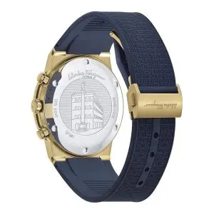 Ferragamo Swiss Made Quartz Blue Silicone Strap Blue Dial 41mm Watch SFME00221 UAE DUBAI AJMAN SHARJAH ABU DHABI RAS AL KHAIMA UMM UL QUWAIN ALAIN FUJAIRAH