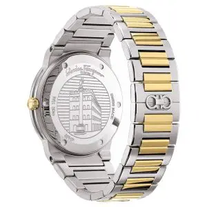 Ferragamo Swiss Made Quartz Two Tone Stainless Steel Silver Dial 41mm Watch SFHP520 UAE DUBAI AJMAN SHARJAH ABU DHABI RAS AL KHAIMA UMM UL QUWAIN ALAIN FUJAIRAH