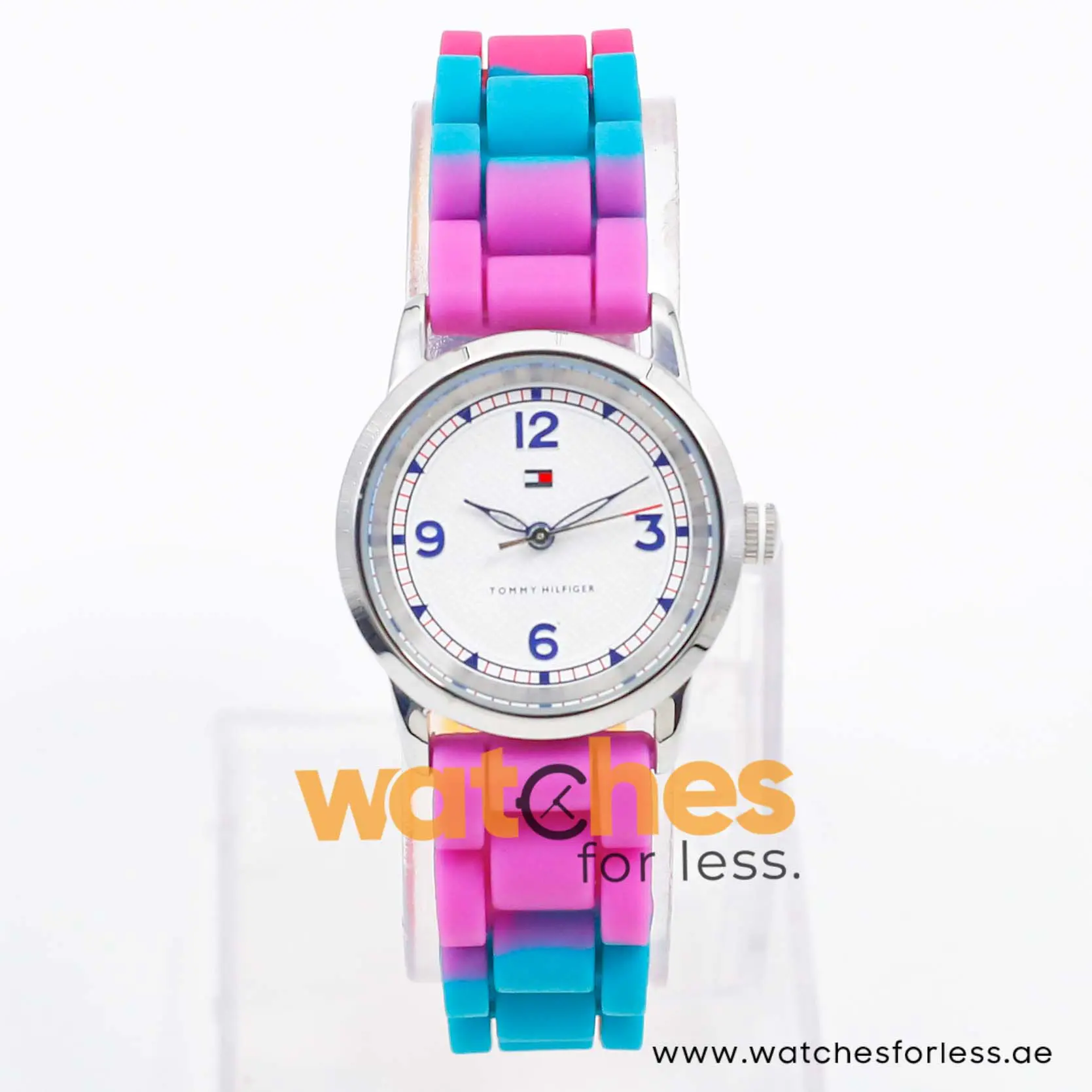 Tommy Hilfiger Women’s Quartz Multi Silicone Strap White Dial 29mm Watch 1781050 UAE DUBAI AJMAN SHARJAH ABU DHABI RAS AL KHAIMA UMM UL QUWAIN ALAIN FUJAIRAH