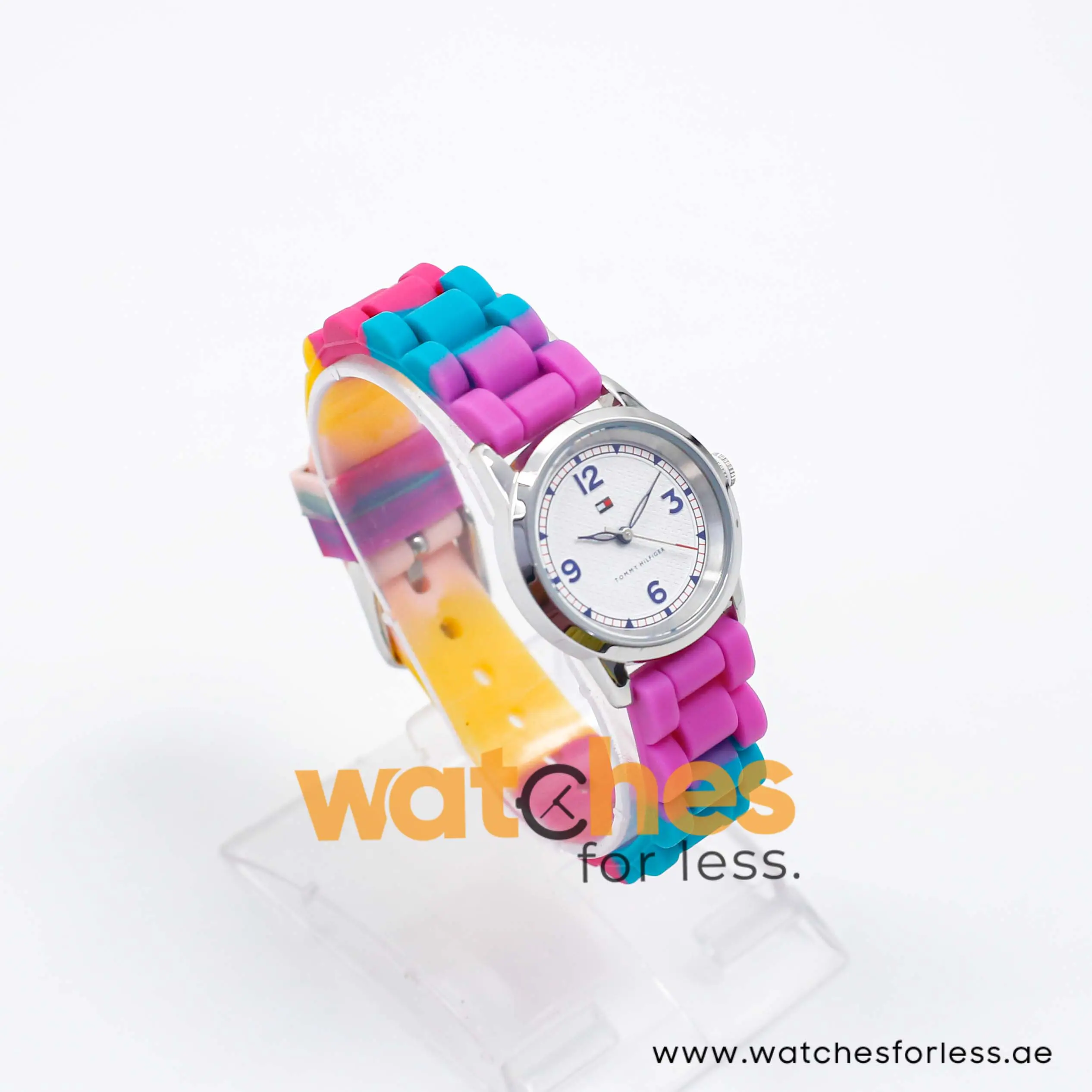 Tommy Hilfiger Women’s Quartz Multi Silicone Strap White Dial 29mm Watch 1781050 UAE DUBAI AJMAN SHARJAH ABU DHABI RAS AL KHAIMA UMM UL QUWAIN ALAIN FUJAIRAH