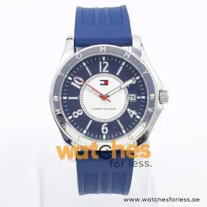Tommy Hilfiger Women’s Quartz Blue Silicone Strap Blue Dial 40mm Watch 1780795 UAE DUBAI AJMAN SHARJAH ABU DHABI RAS AL KHAIMA UMM UL QUWAIN ALAIN FUJAIRAH