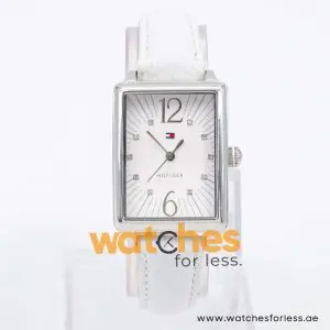 Tommy Hilfiger Women’s Quartz White Leather Strap Off-White Dial 27mm Watch 1780977 UAE DUBAI AJMAN SHARJAH ABU DHABI RAS AL KHAIMA UMM UL QUWAIN ALAIN FUJAIRAH