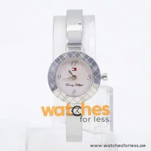 Tommy Hilfiger Women’s Quartz Silver Stainless Steel Beige Dial 25mm Watch 1780489 UAE DUBAI AJMAN SHARJAH ABU DHABI RAS AL KHAIMA UMM UL QUWAIN ALAIN FUJAIRAH