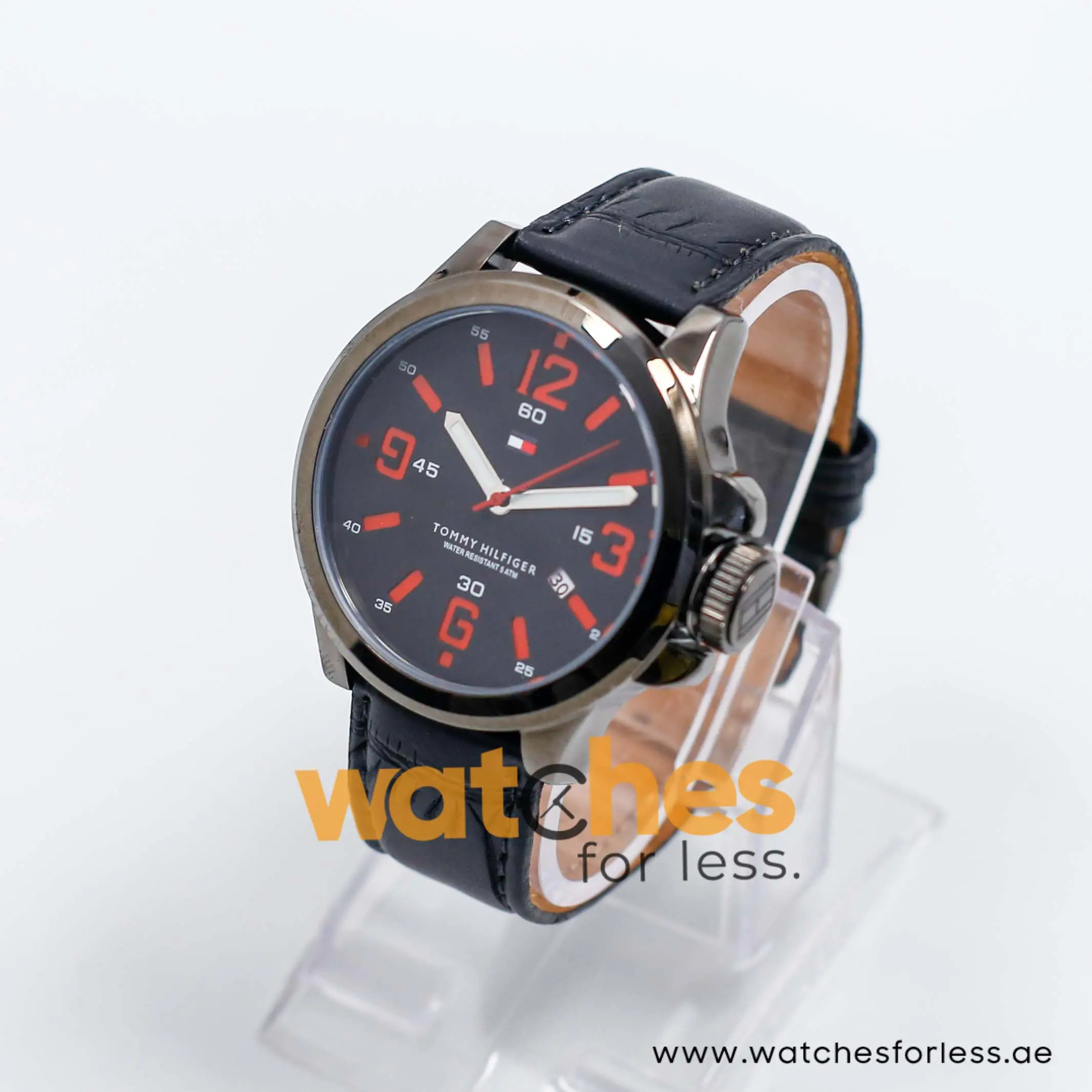 Tommy Hilfiger Men’s Quartz Black Leather Strap Black Dial 46mm Watch 1790626 Tommy Hilfiger Men’s Quartz Black Leather Strap Black Dial 46mm Watch 1790626 UAE DUBAI AJMAN SHARJAH ABU DHABI RAS AL KHAIMA UMM UL QUWAIN ALAIN FUJAIRAH