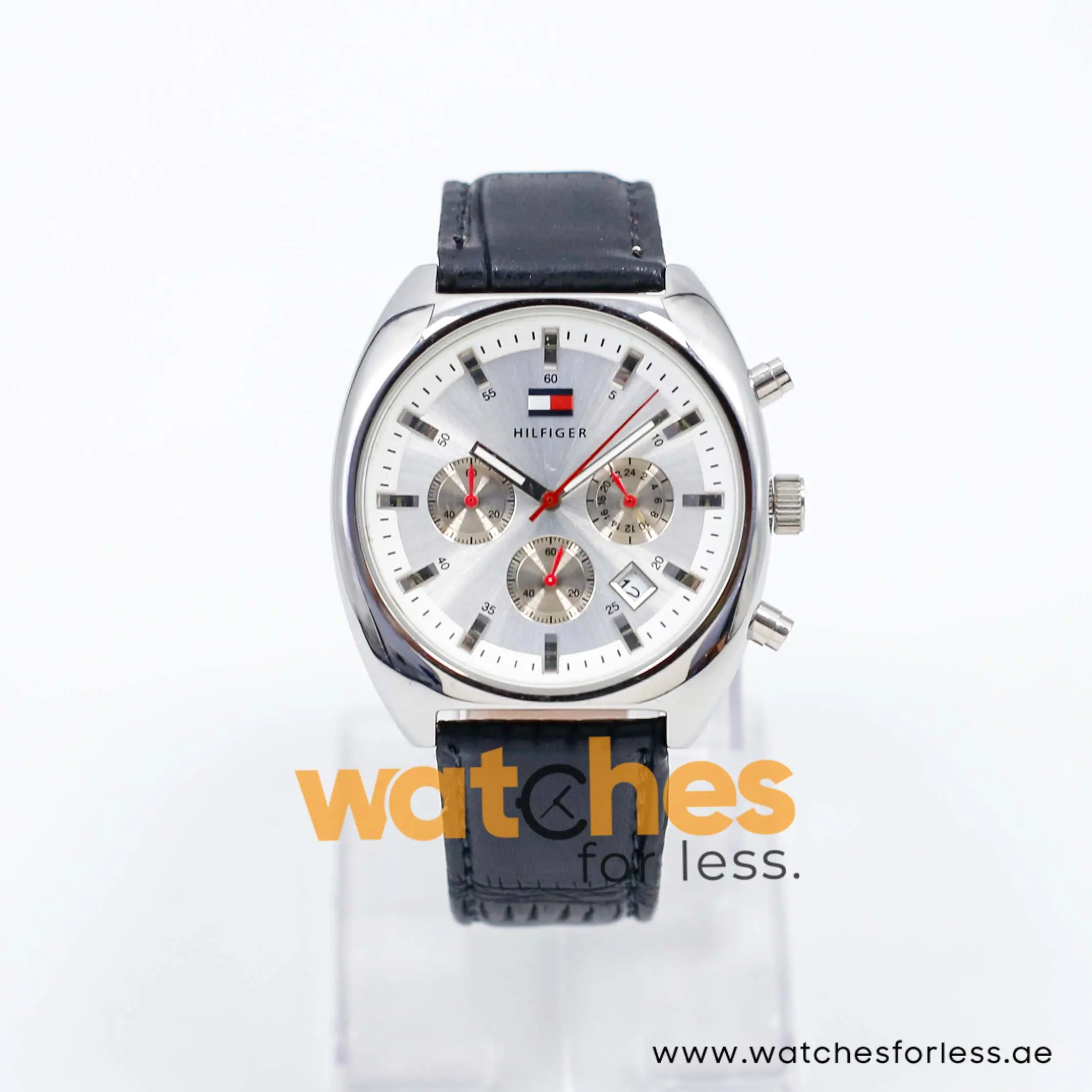 Tommy Hilfiger Men’s Quartz Black Leather Strap Silver Dial 43mm Watch 1790301 Tommy Hilfiger Men’s Quartz Black Leather Strap Silver Dial 43mm Watch 1790301 UAE DUBAI AJMAN SHARJAH ABU DHABI RAS AL KHAIMA UMM UL QUWAIN ALAIN FUJAIRAH