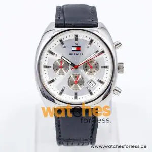 Tommy Hilfiger Men’s Quartz Black Leather Strap Silver Dial 43mm Watch 1790301 Tommy Hilfiger Men’s Quartz Black Leather Strap Silver Dial 43mm Watch 1790301 UAE DUBAI AJMAN SHARJAH ABU DHABI RAS AL KHAIMA UMM UL QUWAIN ALAIN FUJAIRAH