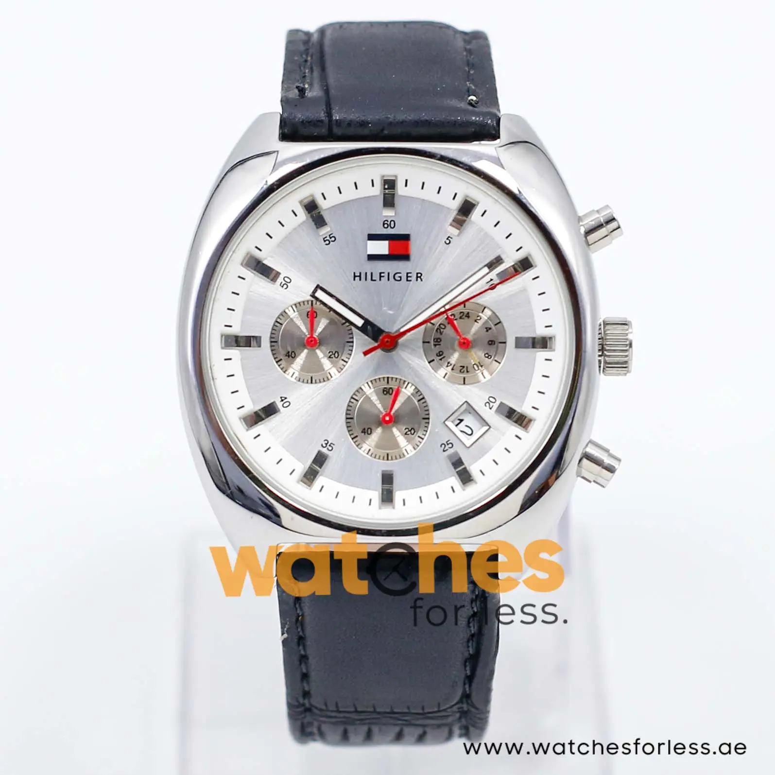 Tommy Hilfiger Men’s Quartz Black Leather Strap Silver Dial 43mm Watch 1790301 Tommy Hilfiger Men’s Quartz Black Leather Strap Silver Dial 43mm Watch 1790301 UAE DUBAI AJMAN SHARJAH ABU DHABI RAS AL KHAIMA UMM UL QUWAIN ALAIN FUJAIRAH
