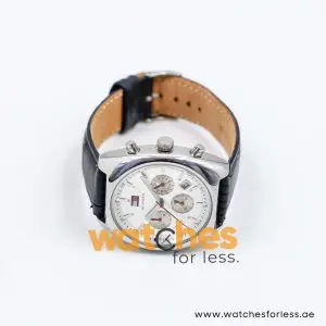 Tommy Hilfiger Men’s Quartz Black Leather Strap Silver Dial 43mm Watch 1790301 UAE DUBAI AJMAN SHARJAH ABU DHABI RAS AL KHAIMA UMM UL QUWAIN ALAIN FUJAIRAH