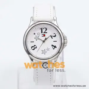 Tommy Hilfiger Women’s Quartz White Leather Strap White Dial 36mm Watch 1780966/2 UAE DUBAI AJMAN SHARJAH ABU DHABI RAS AL KHAIMA UMM UL QUWAIN ALAIN FUJAIRAH