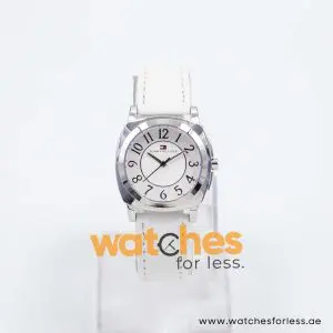 Tommy Hilfiger Women’s Quartz White Leather Strap White Dial 32mm Watch 1780875/1 UAE DUBAI AJMAN SHARJAH ABU DHABI RAS AL KHAIMA UMM UL QUWAIN ALAIN FUJAIRAH