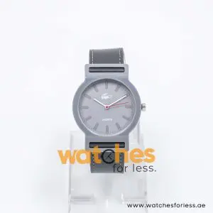 Lacoste Women’s Quartz Grey Leather Strap Light Grey Dial 39mm Watch 2010548