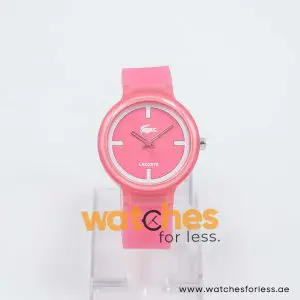 Lacoste Women’s/Kid’s Quartz Pink Silicone Strap Pink Dial 40mm Watch 2020025