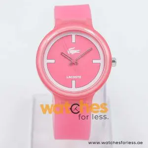 Lacoste Women’s/Kid’s Quartz Pink Silicone Strap Pink Dial 40mm Watch 2020025