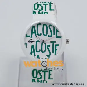 Lacoste Women’s/Kid’s Quartz White & Green Silicone Strap White & Green Dial 40mm Watch 2020055