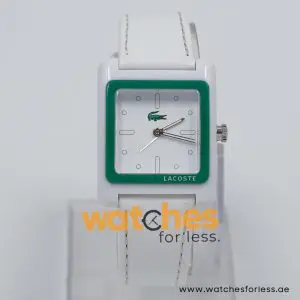 Lacoste Women’s Quartz White Leather Strap White Dial 31mm Watch 2000551