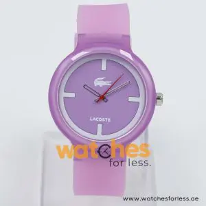 Lacoste Women’s/Kid’s Quartz Purple Silicone Strap Purple Dial 40mm Watch 2020026