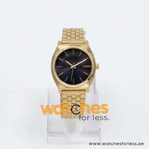 Nixon Men’s Quartz Gold Stainless Steel Black Dial 38mm Watch A045204200