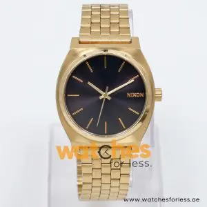 Nixon Men’s Quartz Gold Stainless Steel Black Dial 38mm Watch A045204200
