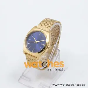 Nixon Men’s Quartz Gold Stainless Steel Blue Dial 38mm Watch A0451931