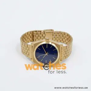 Nixon Men’s Quartz Gold Stainless Steel Blue Dial 38mm Watch A0451931