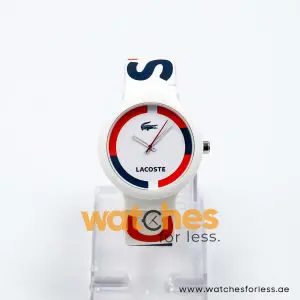 Lacoste Women’s/Kid’s Quartz White Silicone Strap White Dial 40mm Watch 2020030/1