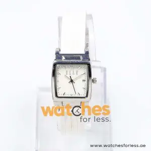 Elle Women’s Quartz White Silicone Strap Off-White Dial 23mm Watch EL2000000