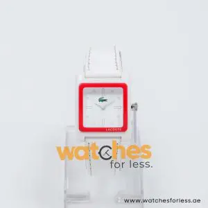 Lacoste Women’s Quartz White Leather Strap White Dial 31mm Watch 2000548