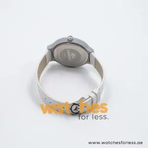 Lacoste Kids Quartz White Leather Strap White & Grey Dial 40mm Watch 2020012