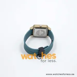 Lacoste Men’s Quartz Sky Green Silicone Strap Beige Dial 34mm Watch 2020018