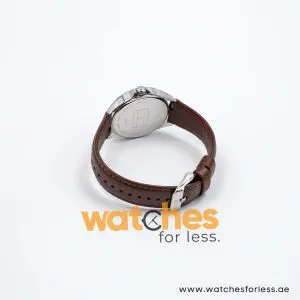 Tommy Hilfiger Women’s Quartz Dark Brown Leather Strap Beige Dial 36mm Watch 1781264