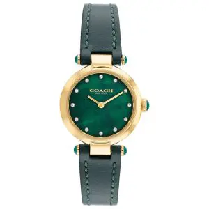 Coach Women’s Quartz Green Leather Strap Green Dial 26mm Watch 14503951