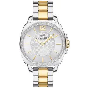 Coach Women’s Quartz Two-tone Stainless Steel Silver Dial 34mm Watch 14503143