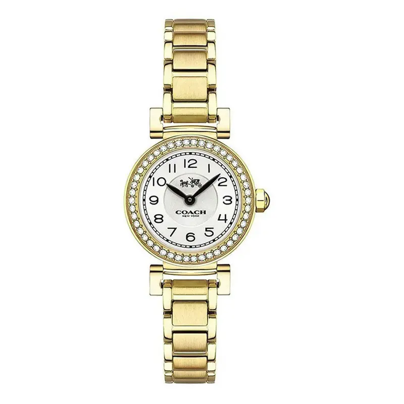 Coach Women’s Quartz Gold Stainless Steel White Dial 23mm Watch 14502403